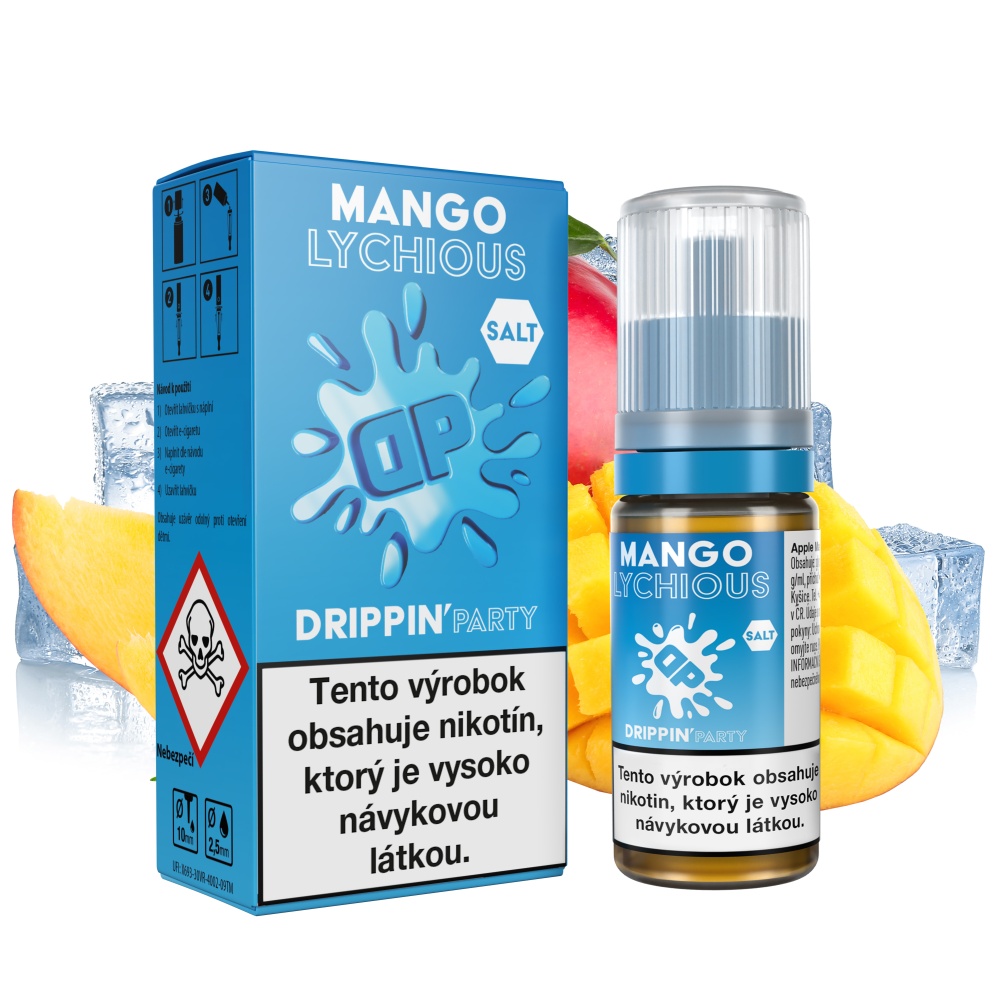 Drippin Salt Party - Mango Lychious (Chladivé mango a liči) 10ml