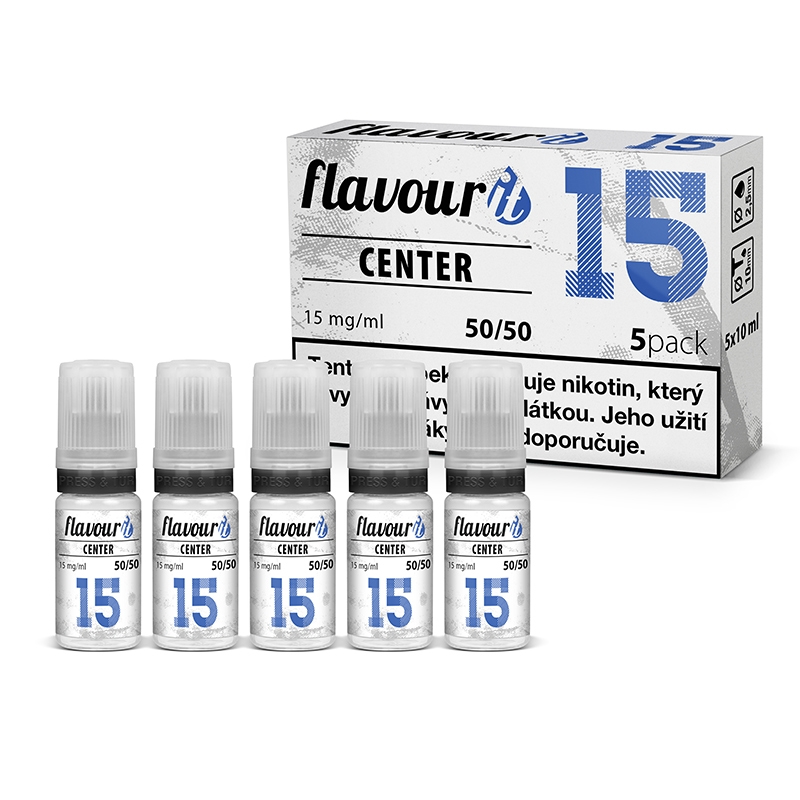 Flavourit CENTER - 50/50 15mg, 5x10ml