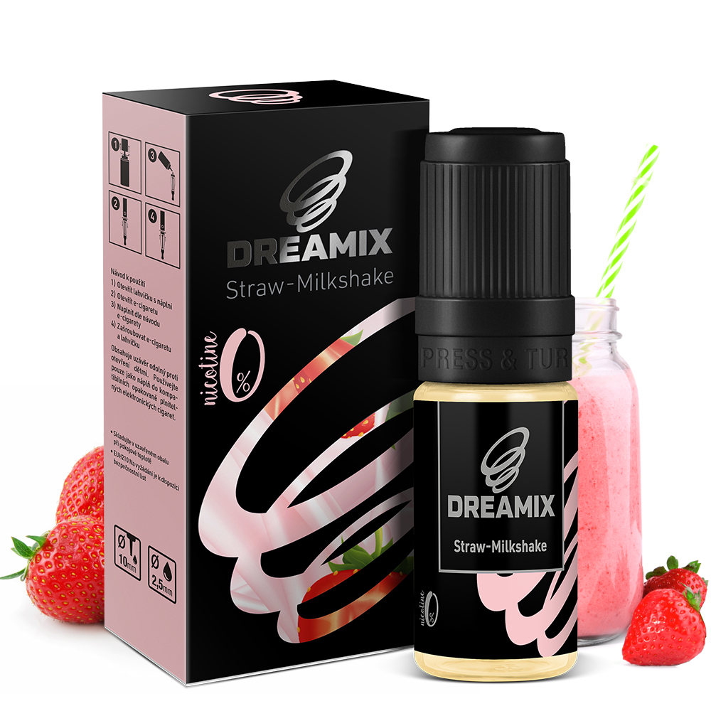Dreamix - Jahodový milkshake (Straw Milkshake) bez nikotínu